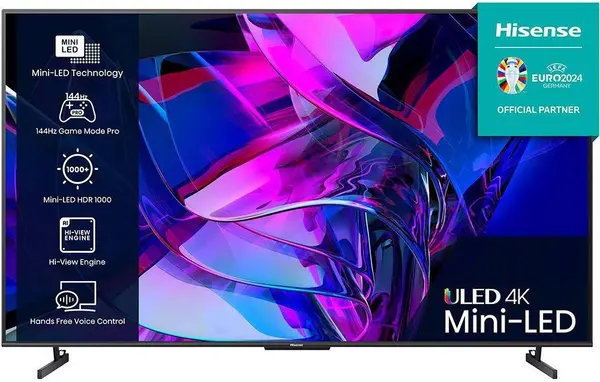 Hisense 100" 100U7KQTUK Smart 4K Ultra HD Mini LED TV