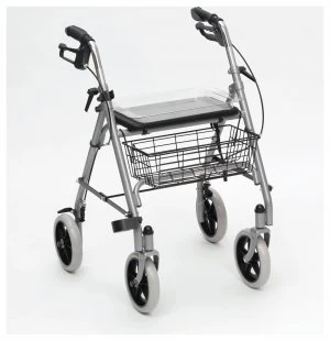 Four Wheel Rollator Steel.