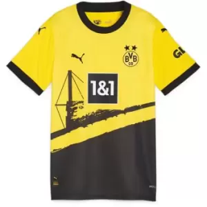 Puma Borussia Dortmund Home Jersey 2023 2024 Junior - Yellow