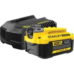 Stanley FatMax V20 18V 4.0Ah Battery & Charger Starter Kit