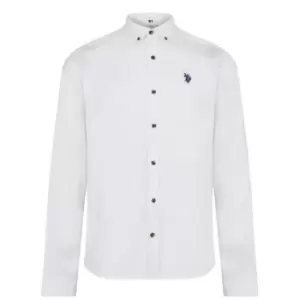 US Polo Assn Linen Shirt - White