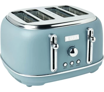 Haden Highclere 4 Slice Toaster 197245 in Pool Blue