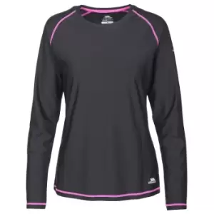 Trespass Womens/Ladies Hasting Long Sleeved Top (XXS) (Black)