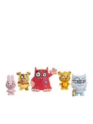 Love Monster and Fluffytown Friends Figurine Set, One Colour