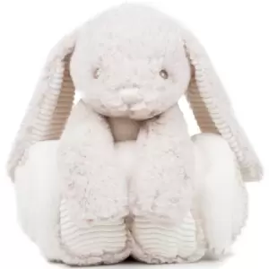 Mumbles Childrens/Kids Cute Plush Rabbit Toy With Blanket (One Size) (Cream)