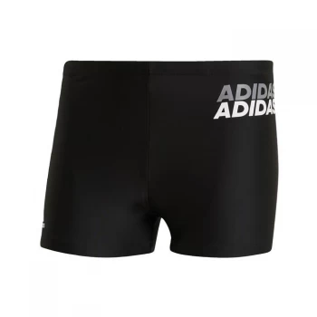 adidas Lineage Swim Briefs Mens - Black / White