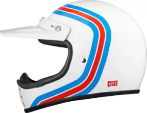 Nexx X.G200 Ghardiala Motocross Helmet, white-red Size M white-red, Size M