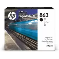 HP 863 PageWide XL Black Ink Cartridge