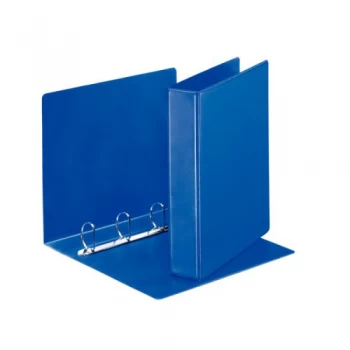 Esselte Presentation Ring Binder Polypropylene 4 D-Ring 40mm A4 Blue Pack 10