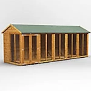 Power Garden Shed 206PASH Golden Brown 20x6