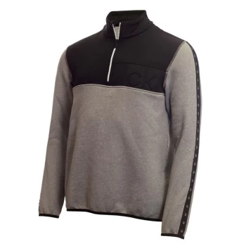 Calvin Klein Golf Half Zip Fleece - Grey Marl