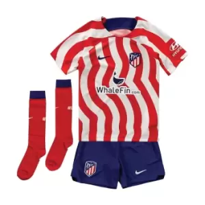 2022-2023 Atletico Madrid Little Boys Home Shirt