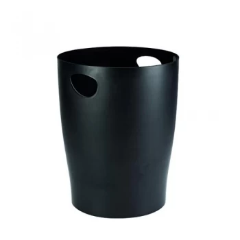 Contour Ergonomics Waste Paper Bin Black CE06113