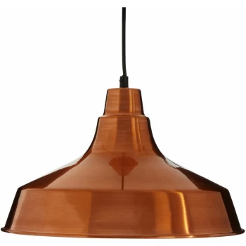 Premier Housewares - Copper Finish Pendant Light Modern Elegant Ceiling Light Chandelier 36 x 36 x 120