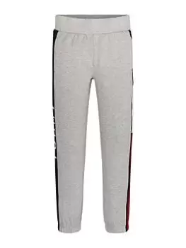 Tommy Hilfiger Boys Flag Sweatpants - Light Grey Marl Size 14 Years