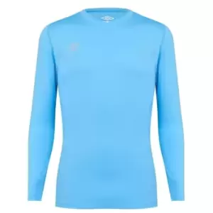 Umbro Elite V-Neck Mens Base Layer - Blue