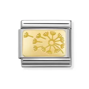 Nomination Classic Gold Dandelion Charm