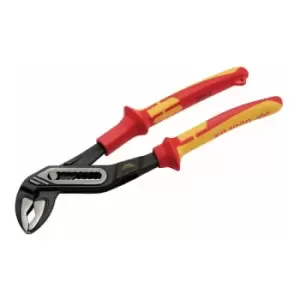 XP1000 VDE Water Pump Pliers, 250mm, Tethered 99058 - Draper