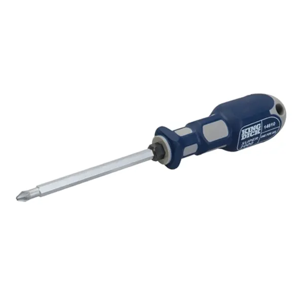 King Dick 1 for 6 Screwdriver 100mm - PZ1, PZ2, PZ3 & PH1, PH2, PH3