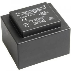 PCB mount transformer 1 x 230 V 1 x 6 V AC 4.80 VA 800 mA