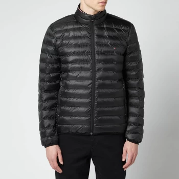 Tommy Hilfiger Mens Packable Circular Jacket - Black - S