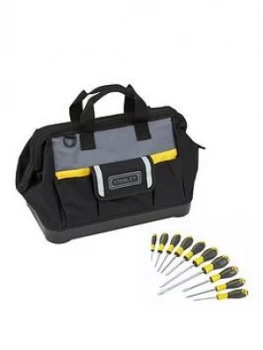 Stanley Stanley Stst83329-1 16Inch Tool Bag + 10 Piece Screwdriver Set