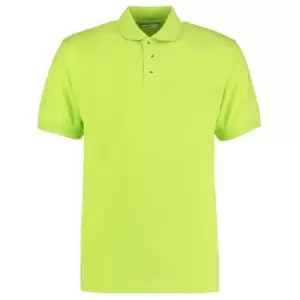 Kustom Kit Workwear Mens Short Sleeve Polo Shirt (S) (Lime)