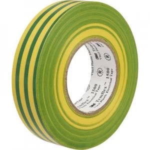 3M TEMFLEX150019X25GY Electrical tape Temflex 1500 Green, Yellow (L x W) 25 m x 19mm 25 m