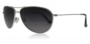 Maui Jim Sea House Sunglasses Silver Polariserade 60mm