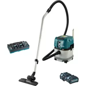 Makita VC004GLD22 40V Max XGT Cordless Brushless Vacuum Cleaner