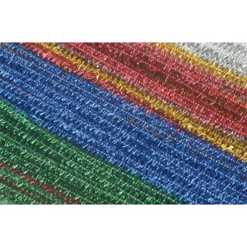 Rapid Tinsel Pipe Cleaners Assorted - Pack of 100