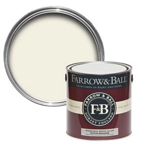 Farrow & Ball Estate Wimborne white No. 239 Matt Emulsion Paint 2.5L