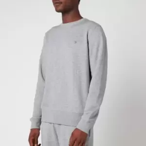 GANT Mens Original Sweatshirt - Grey Melange - S