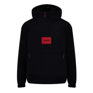 Hugo Logo Windbreaker - Black