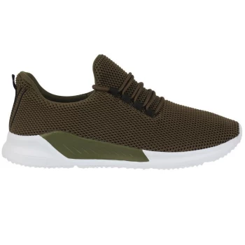 Fabric Santo Mens Trainers - Khaki