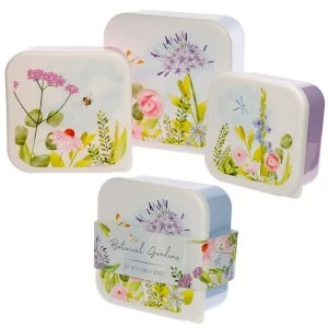 Set of 3 Lunch Boxes M/L/XL - Botanical Gardens