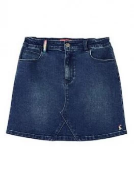 Joules Girls Hollis Denim Skirt - Denim Size Age: 2 Years, Women