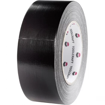 Toolcraft 404175 Fabric Gaffer Tape 40 m x 48mm - Black