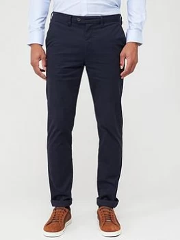 Ted Baker Core Plain Chino Trousers - Navy, Size 36, Men