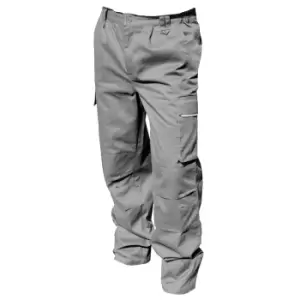 Result Unisex Work-Guard Windproof Action Trousers / Workwear (3XLR) (Grey)