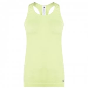 New Balance Seamless Tank Top Ladies - Yellow