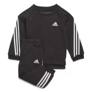 adidas Future Icons 3 Stripes Jogger Set Infants - Black