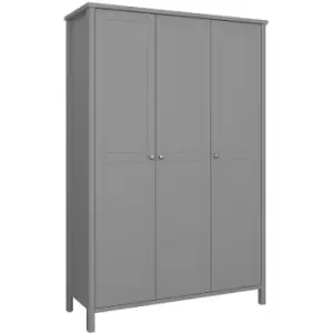 Tromso 3 Door Robe Grey - Grey