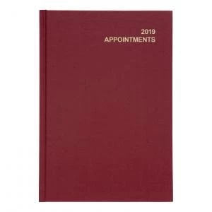 Office 2019 Appointment Diary Day To Page A5 Red 941142