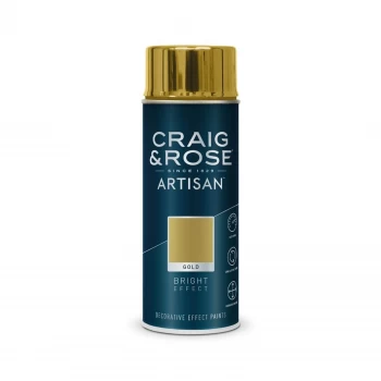 Craig & Rose Artisan Gold Bright Effect Spray Paint