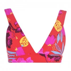 Seafolly Vacay Triangle Bikini Top - Chilli