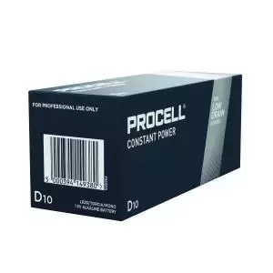 Duracell Procell Constant D Battery Pack of 10 5000394149380 DU14938