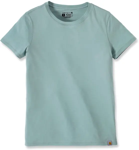 Carhartt Relaxed Fit Lightweight Crewneck Ladies T-Shirt, green, Size S for Women