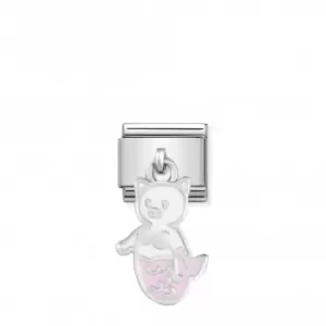 Nomination Composable Classic Charms Enamel Mermaid Cat Link 331805/16