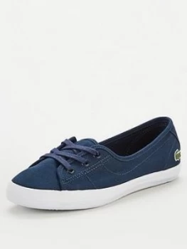 Lacoste Ziane Chunky Bl 2 Cfa Plimsolls - Navy/White, Size 6, Women